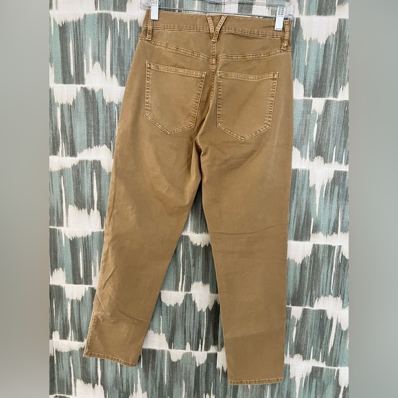 Veronica Beard- Arya Straight Leg Crop High Rise Khaki Pants - 24 - Picture 4 of 8